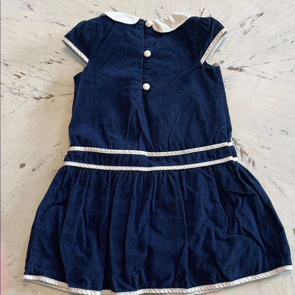Navy and White Gap Baby 3T Dress - Picture 3 of 5